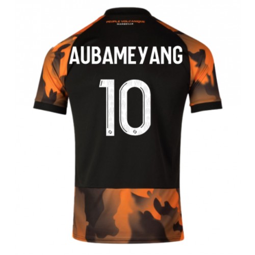 Fotbalové Dres Olympique de Marseille Aubameyang #10 Alternativní 2023-24 Krátký Rukáv